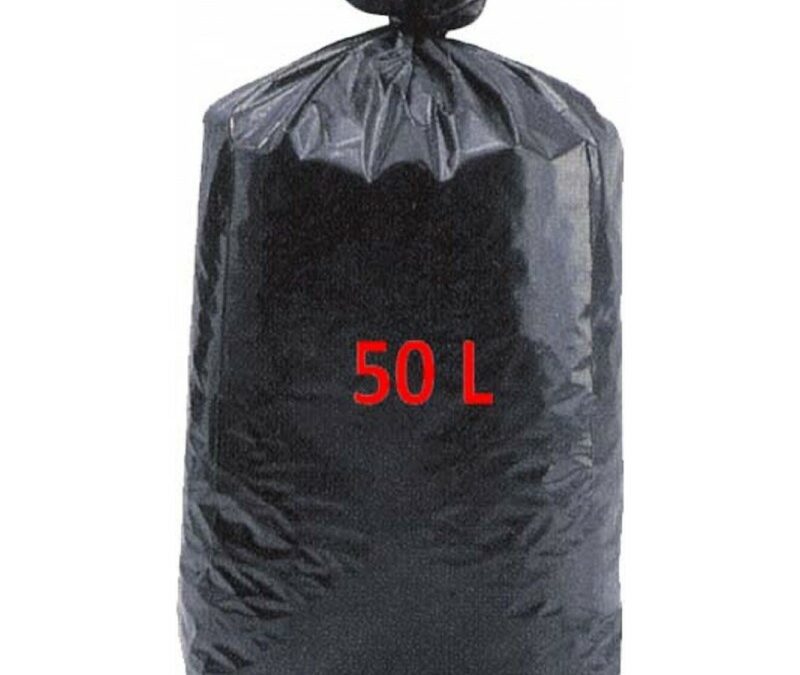 50L – SACS POUBELLES – CARTON DE 500 – BD